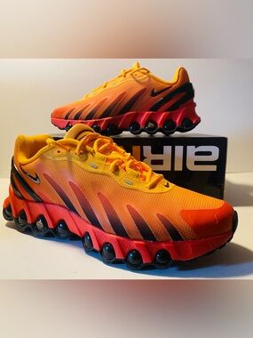 Nike Air Max Dn8 Men Sneaker Shoe US Size 9.5 Black / Orange NWOB NEW